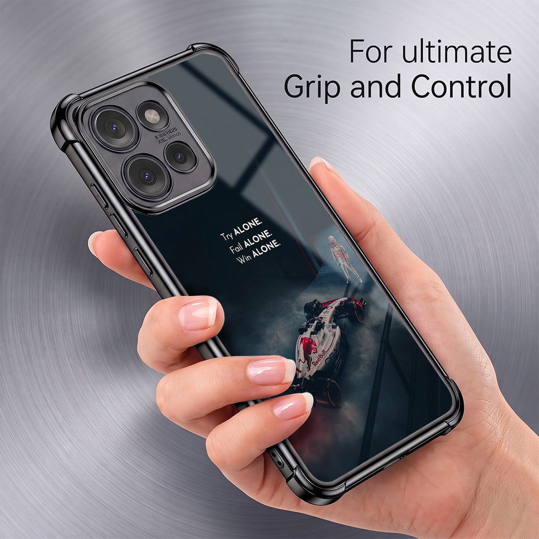 Motorola Edge 50 5G F1 Alone Black Airbags Printed Back Case