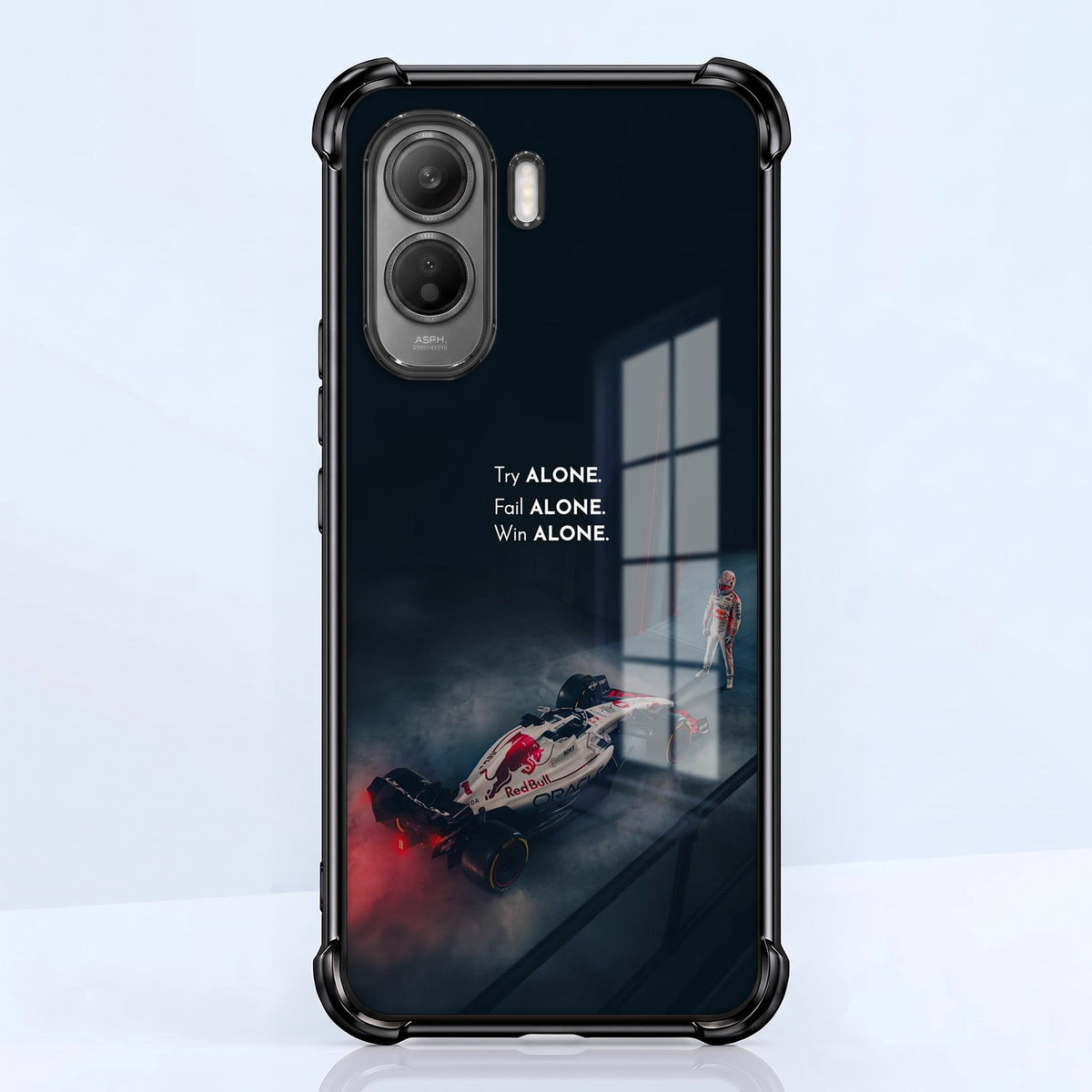 Vivo T5 Pro 5G F1 Alone Black Airbags Printed Back Case