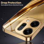 Oppo Reno 14 5G Luxury Infinity Energy Gold Electroplated Glass Phone Case