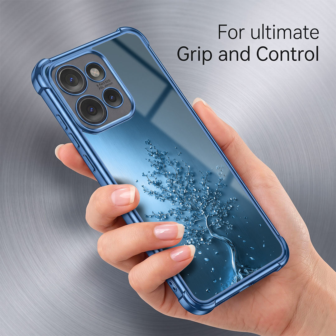 Motorola Edge 50 5G Faith Tree Blue Airbags Printed Back Case