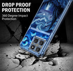 Motorola Edge 60 Pro 5G Midnight Ocean Dual-Tone Transparent Blue Airbags Case