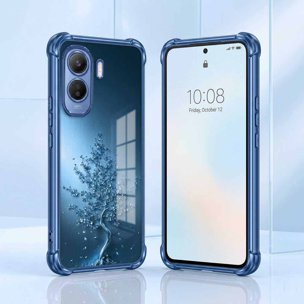 Vivo T5 Pro 5G Faith Tree Blue Airbags Printed Back Case