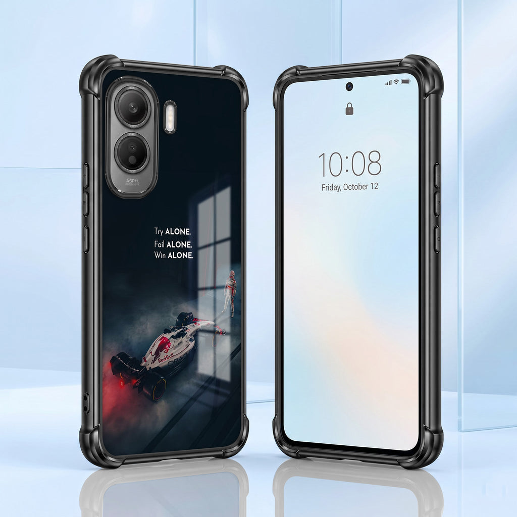Vivo T5 Pro 5G F1 Alone Black Airbags Printed Back Case