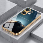 Vivo V60e 5G Porsche Luxury Gold Electroplated Glass Phone Back Case