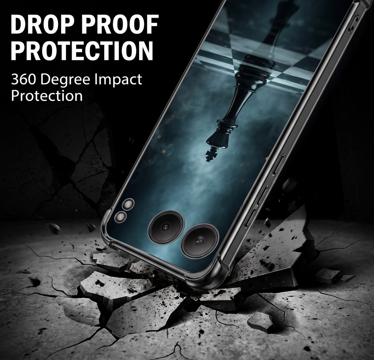 One Plus Nord 4 5G Checkmate Black Airbags Printed Back Case