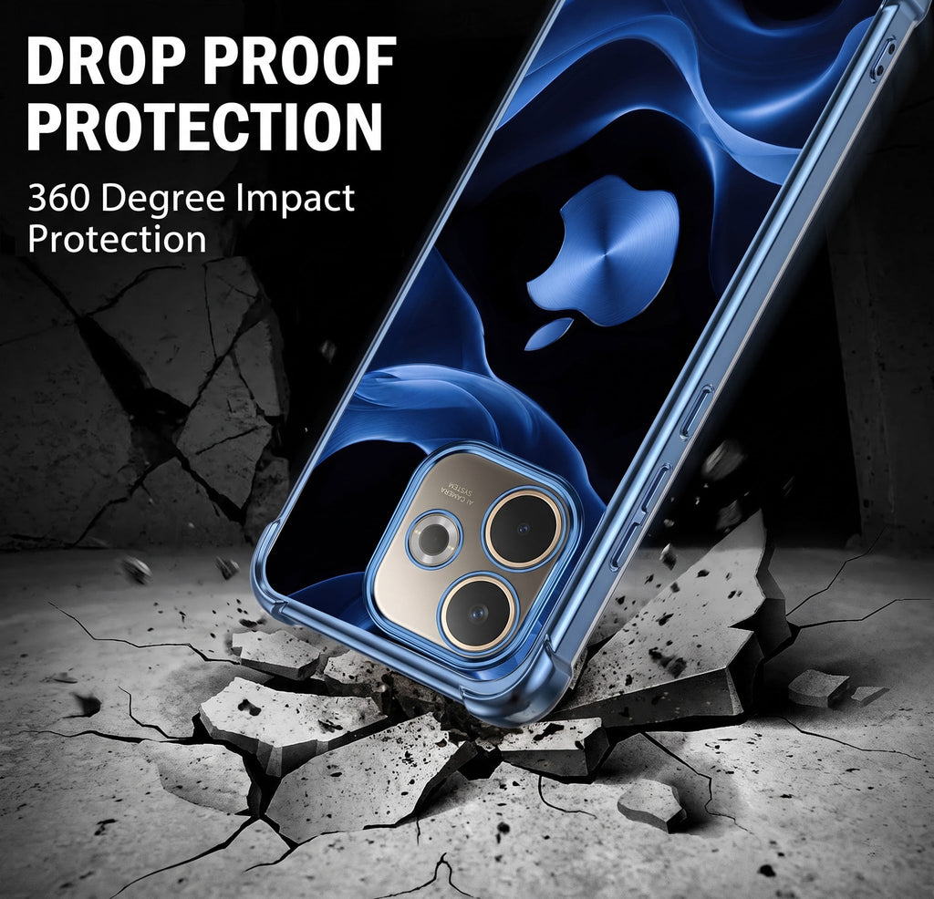 Oppo A5 Pro 5G Premium Wave Blue Airbags Printed Back Case
