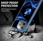 Oppo A5 Pro 5G Premium Wave Blue Airbags Printed Back Case