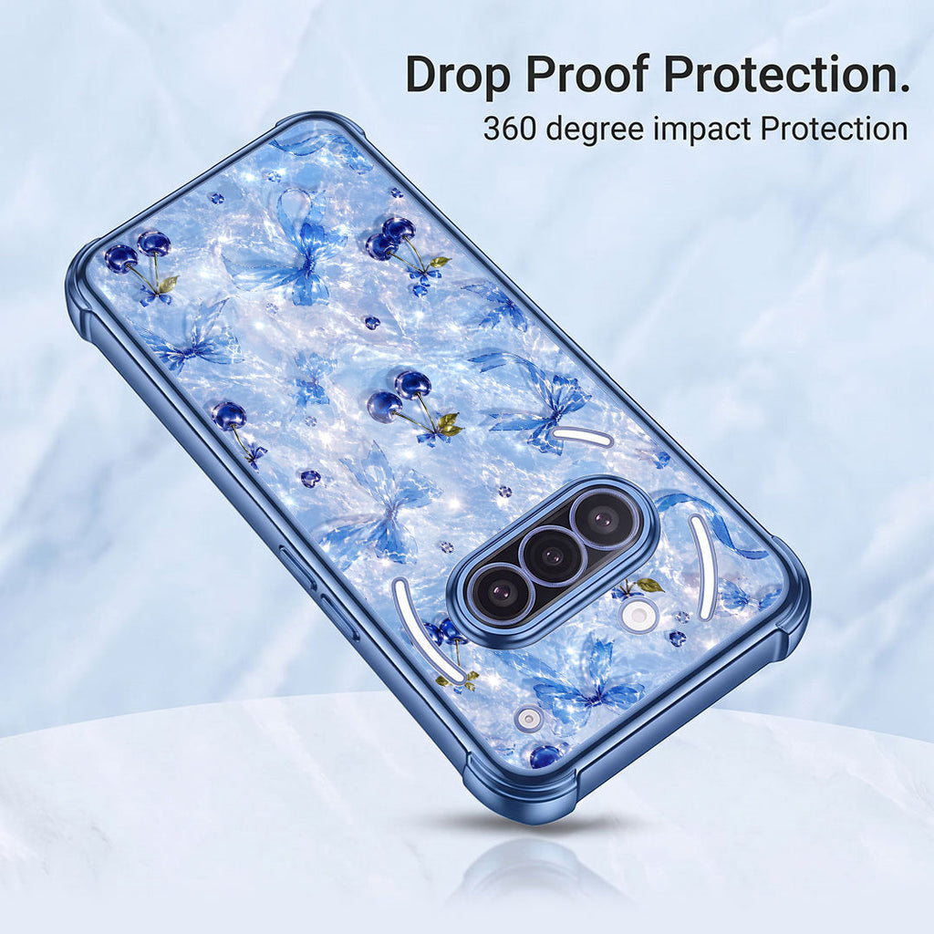 Nothing Phone 3a 5G Blue Cherry Blue Airbags Printed Back Case