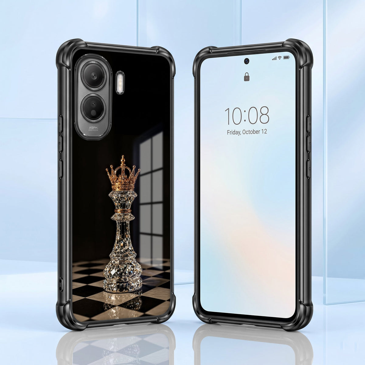 Vivo T5 Pro 5G Chess King Black Airbags Printed Back Case