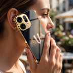 Oppo Reno 14 5G Royal Heritage Edition Gold Electroplated Glass Phone Back Case
