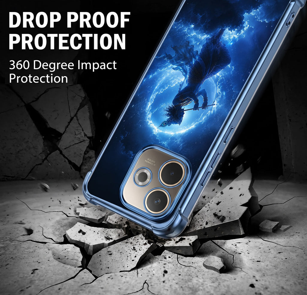 Oppo A5 Pro 5G Lord Krishna Blue Airbags Printed Back Case