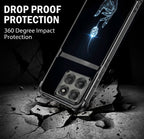 Motorola Edge 60 Pro 5G Cosmic Energy Dual-Tone Transparent Black Airbags Case