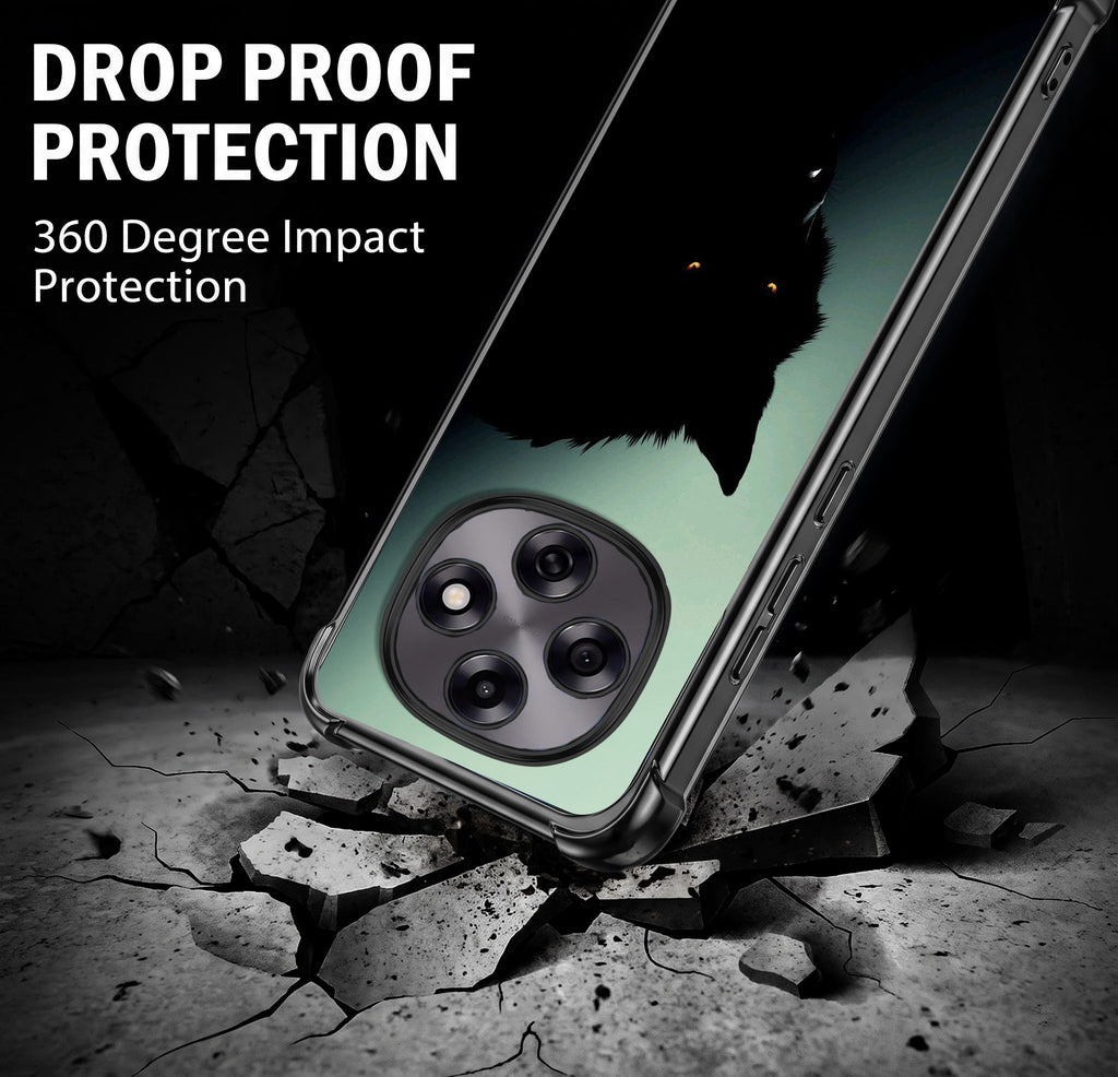 Oppo F31 Pro 5G Shadow Prowler Black Airbags Printed Back Case