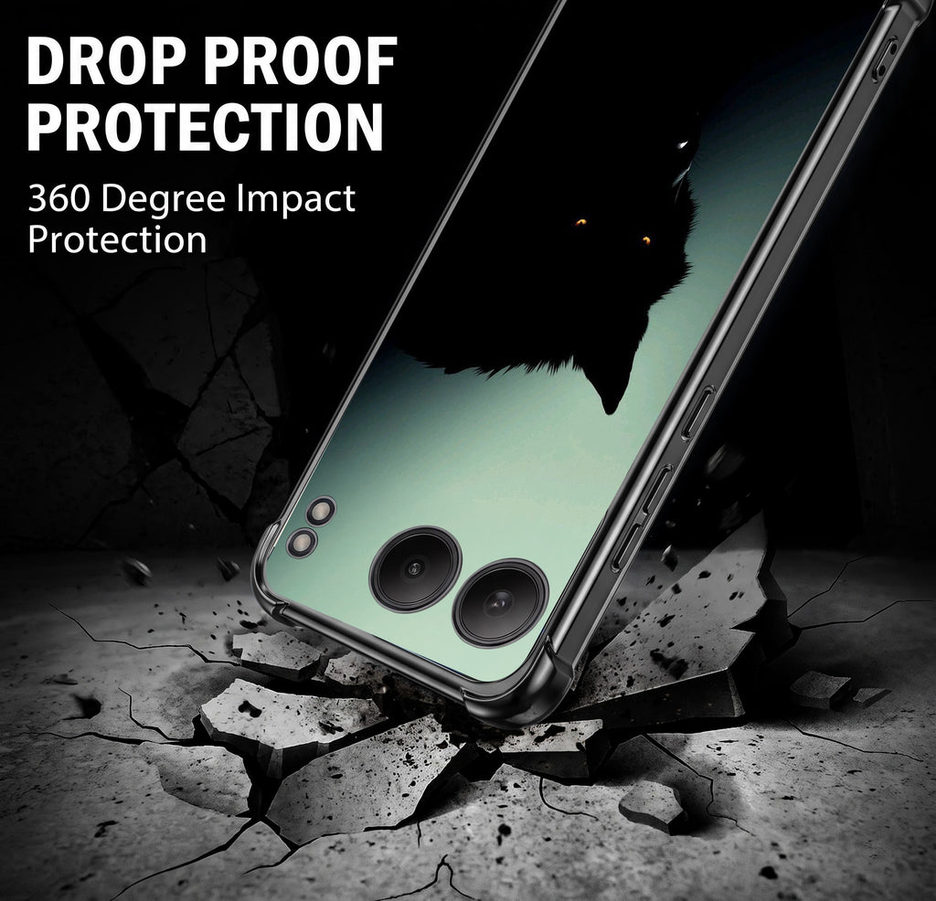 One Plus Nord 4 5G Shadow Prowler Black Airbags Printed Back Case