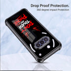 Nothing Phone 3a 5G Don't Touch My Phone Black Airbags Printed Back Case