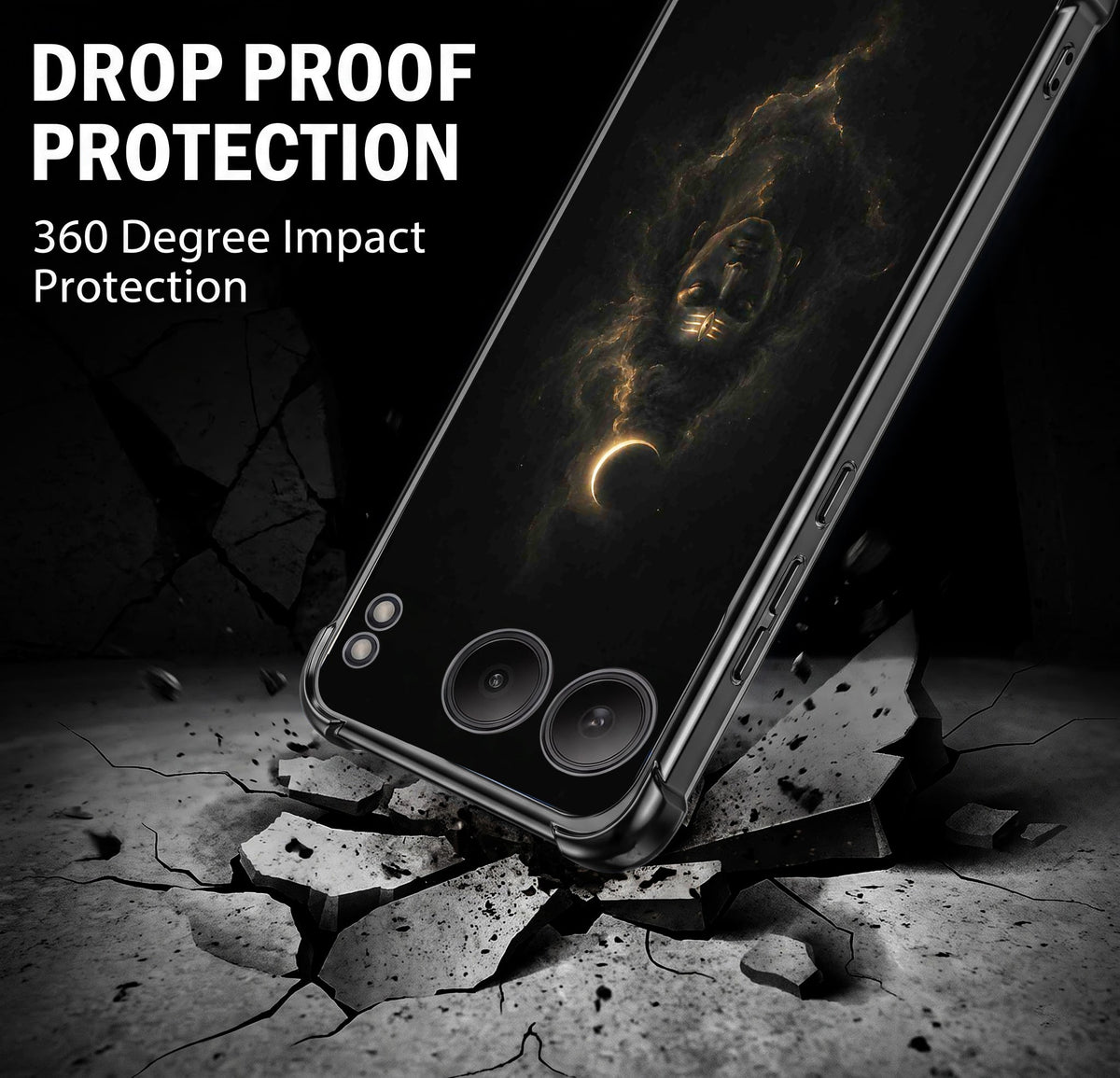 One Plus Nord 4 5G Divine Mahadev Black Airbags Printed Back Case