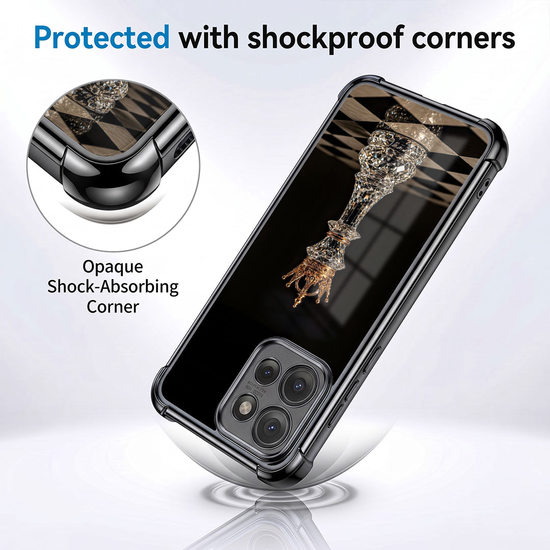 Motorola Edge 50 Neo 5G Chess King Black Airbags Printed Back Case