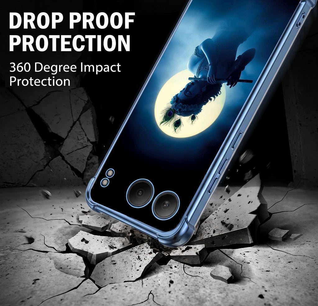 One Plus Nord 4 5G Midnight Krishna Blue Airbags Printed Back Case