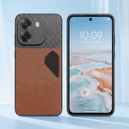 Oppo K14 5G Carbon Fiber Heat Dissipation Leather Hybrid Phone Case