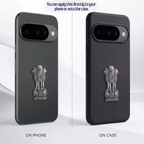 Google Pixel 10 5G Compatible Satyamev Jayate 3D Metal Emblem Sticker