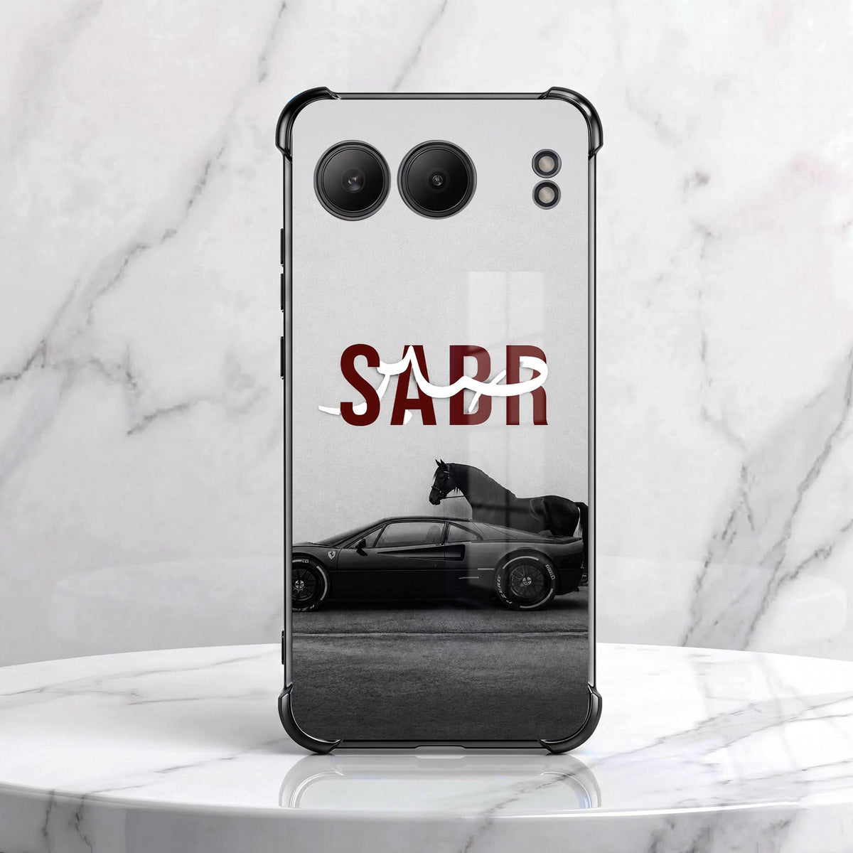 One Plus Nord 4 5G SABR Black Airbags Printed Back Case