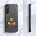 Samsung Galaxy A55 5G Satyamev Jayate Comfortable Leather Phone Case