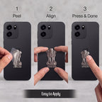 OnePlus Nord CE6 5G Compatible Satyamev Jayate 3D Metal Emblem Sticker