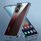 Vivo V29E 5G Anti-Yellow Electroplating Transparent Airbags Case