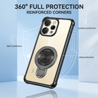 Vivo V70 5G Luxury Four Corner Invincible Bracket Ring Stand Case