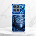 Motorola Edge 60 Pro 5G Midnight Ocean Dual-Tone Transparent Blue Airbags Case