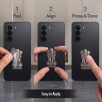 OnePlus Nord CE6 Lite 5G Compatible Satyamev Jayate 3D Metal Emblem Sticker