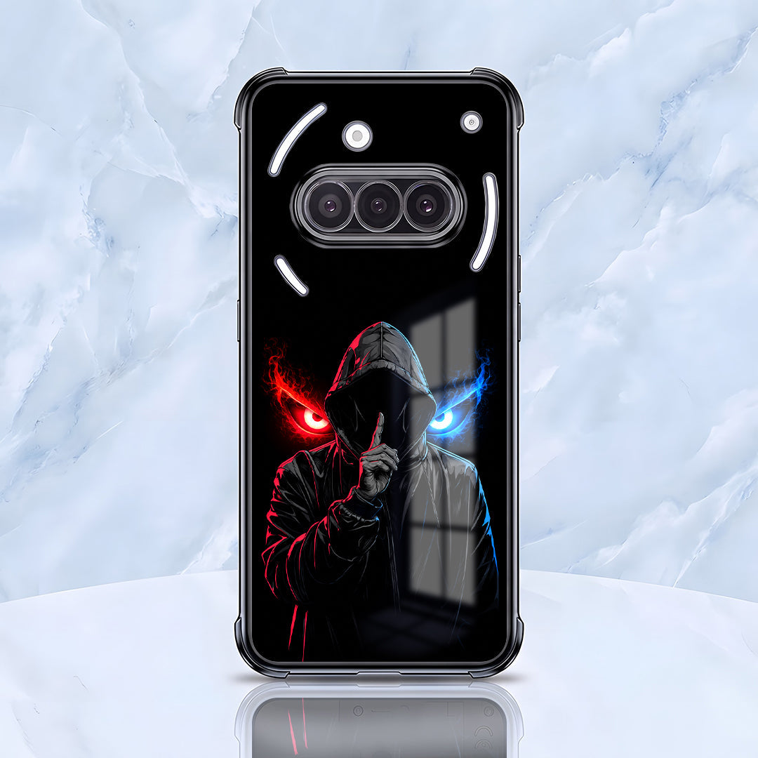 Nothing Phone 3a 5G Hooded Shadow Demon Black Airbags Printed Back Case