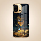 OnePlus 13s 5G Golden Hourglass Gold Electroplated Glass Phone Back Case