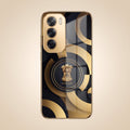 Oppo Reno 12 Pro 5G Royal Emblem Gold Electroplated Glass Phone Back Case