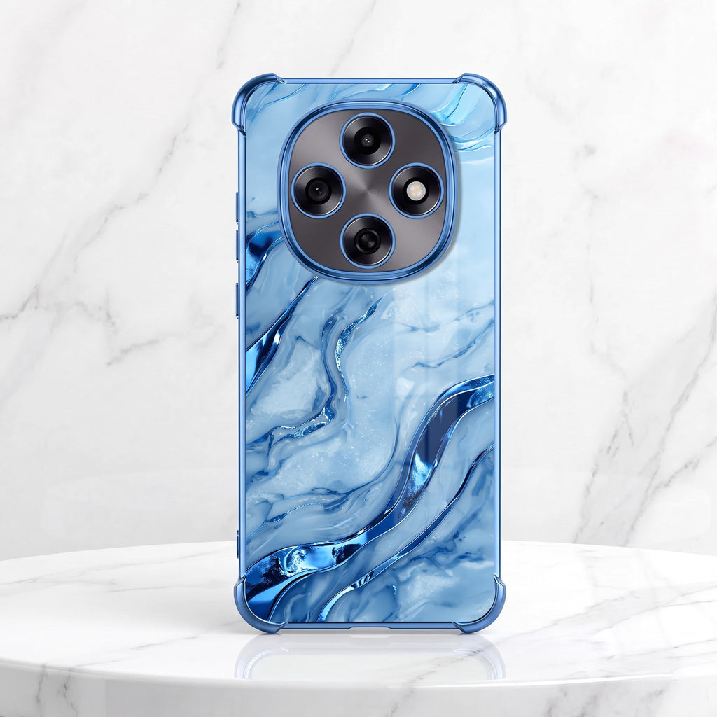 Oppo F31 Pro 5G Marvel Texture Blue Airbags Printed Back Case