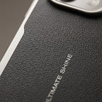 Oppo Find X9 Pro 5G Premium Leather-Style Phone Case with Chrome Finish Frame Elegant Protective Cover