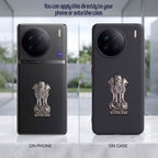 Vivo X90 5G Compatible Satyamev Jayate 3D Metal Emblem Sticker