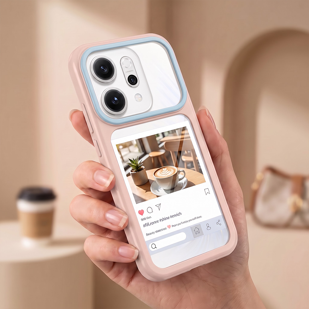 Oppo Reno 14 Pro 5G DIY Photo Frame Shockproof TPU Back Case