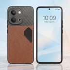 Vivo T5X 5G Carbon Fiber Heat Dissipation Leather Hybrid Phone Case