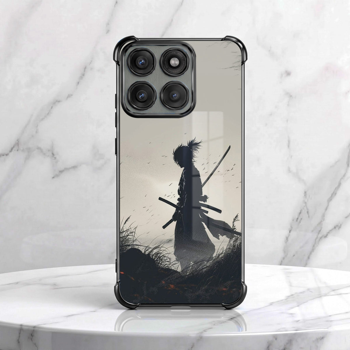 Motorola Edge 70 5G Shadow Samurai Black Airbags Printed Back Case