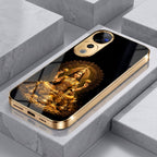 Vivo V40 Pro 5G Golden Maa Lakshmi Gold Electroplated Glass Phone Back Case