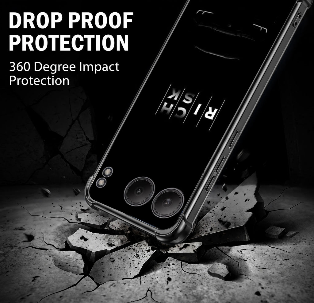 One Plus Nord 4 5G Midnight Risk Black Airbags Printed Back Case