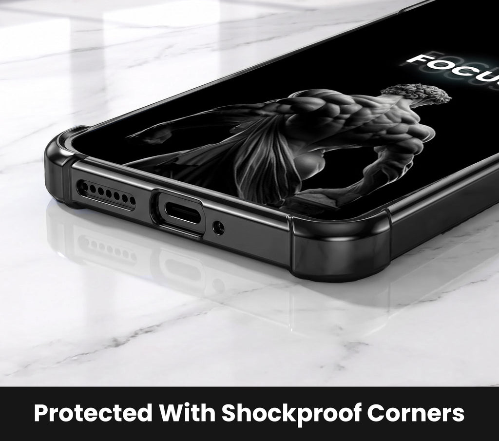 Oppo F31 Pro 5G Focus Black Airbags Printed Back Case