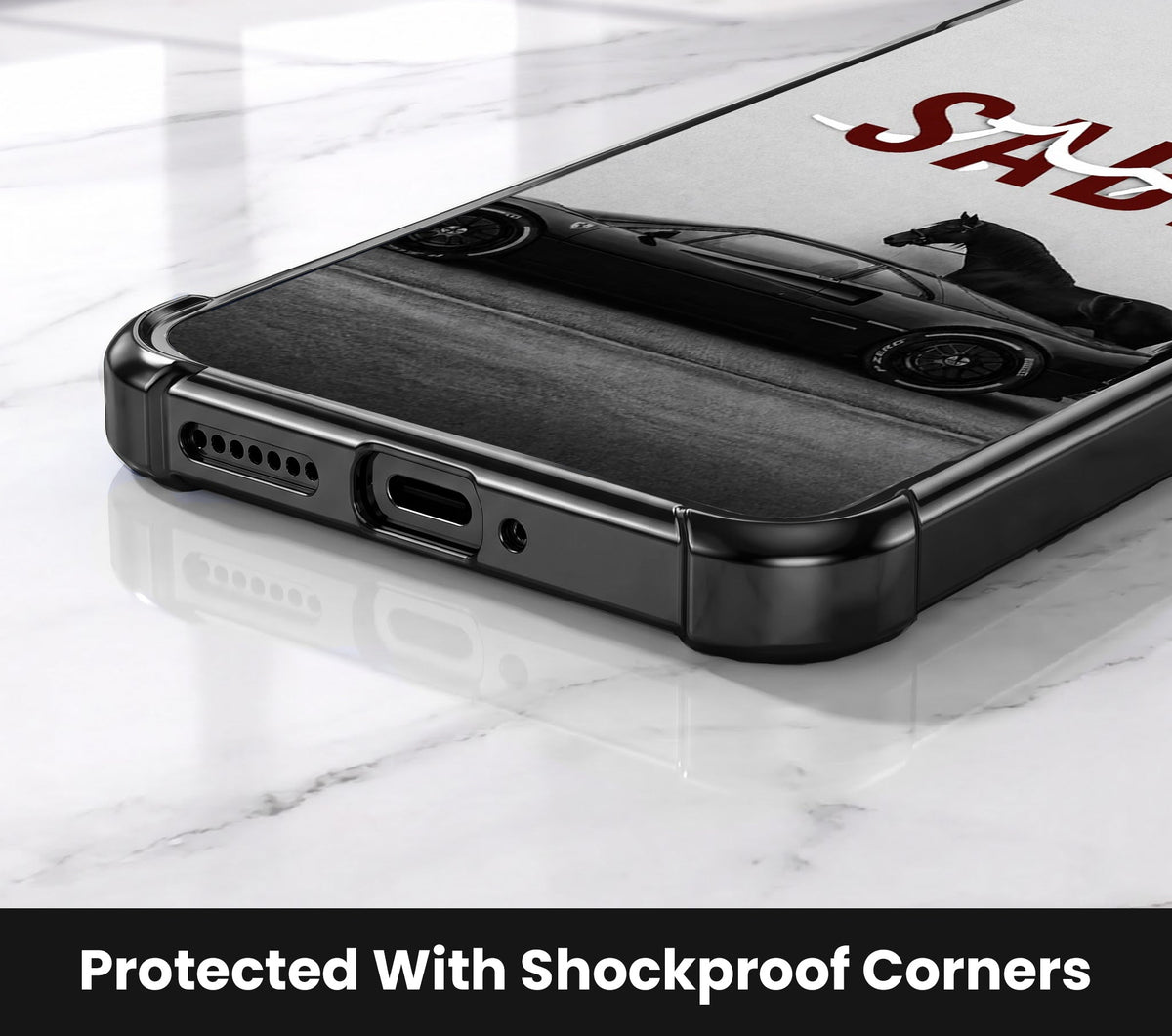 One Plus Nord 4 5G SABR Black Airbags Printed Back Case