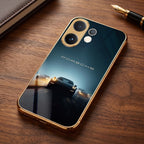 Vivo T4 Pro 5G Porsche Luxury Gold Electroplated Glass Phone Back Case