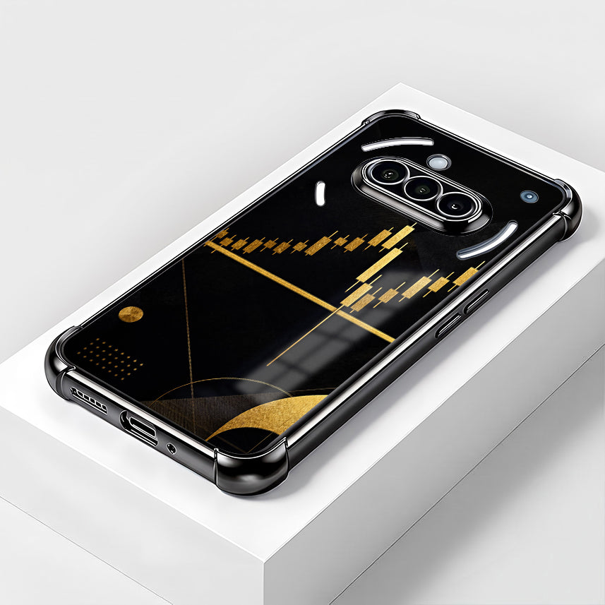 Nothing Phone 3a 5G Trading Candles Black Airbags Printed Back Case