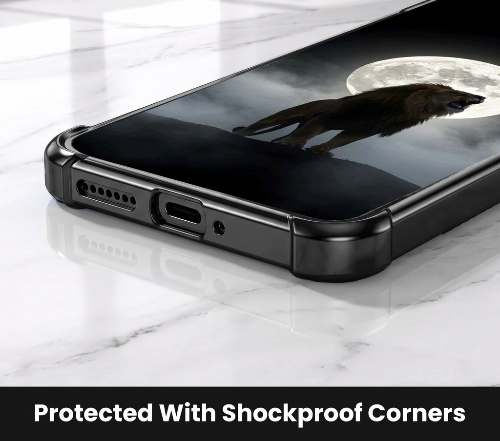 Oppo A5 Pro 5G Lunar Wolf Black Airbags Printed Back Case