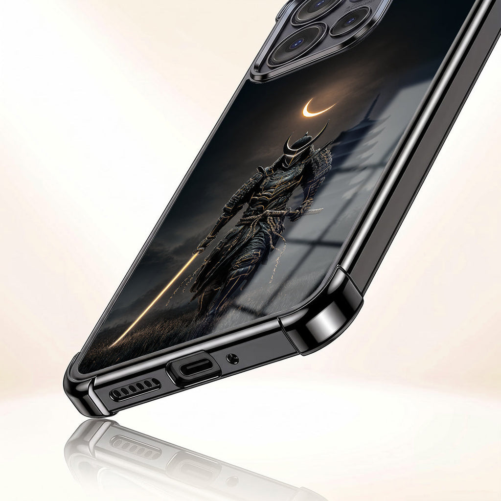 Motorola Edge 50 5G Samurai Warrior Black Airbags Printed Back Case