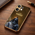 Vivo T4 Pro 5G Lord Shiva Gold Electroplated Glass Phone Back Case