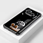 Nothing Phone 3a 5G Cute Panda Black Airbags Printed Back Case